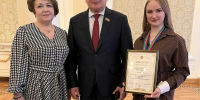 Торжественное награждения победителей и призеров ежегодного республиканского конкурса «Лучшее территориальное общественное самоуправление года Республики Татарстан» (ТОС) на получение грантов, направленных на благоустройство и развитие территорий . - Мензелинский район